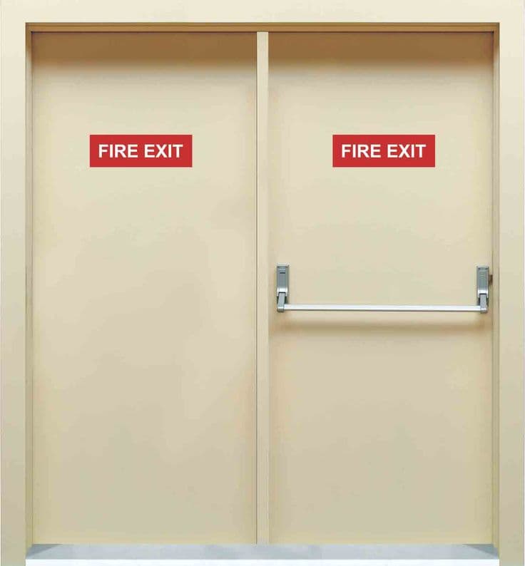 Double Fire Door